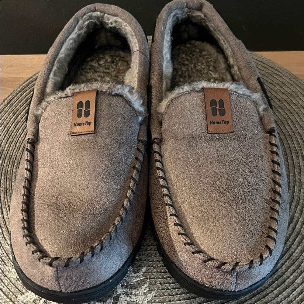 Memory Foam Suede moccasins.